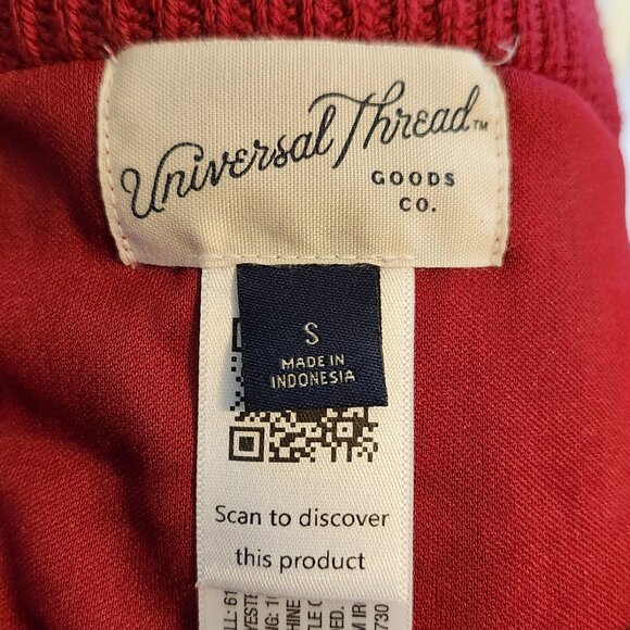 NWT Universal Thread Red Knitted Skirt Sz S  Cotton Blend - Picture 4 of 7